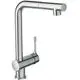 IS-Kuechenarm-Ceralook-ND-m-herausz-HB-m-hohem-Auslauf-Ausld-207mm-Chrom-BC177AA gallery number 1